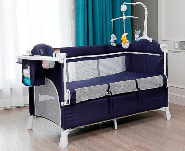 Cuna colecho para bebé con mosquitero portátil y ajustable