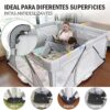 Corral para bebé para interiores y exteriores con pelotas de plástico