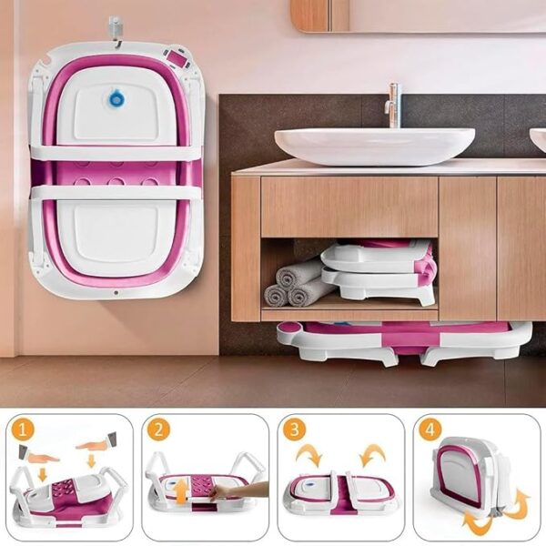 Bañera para bebe bañera Plegable