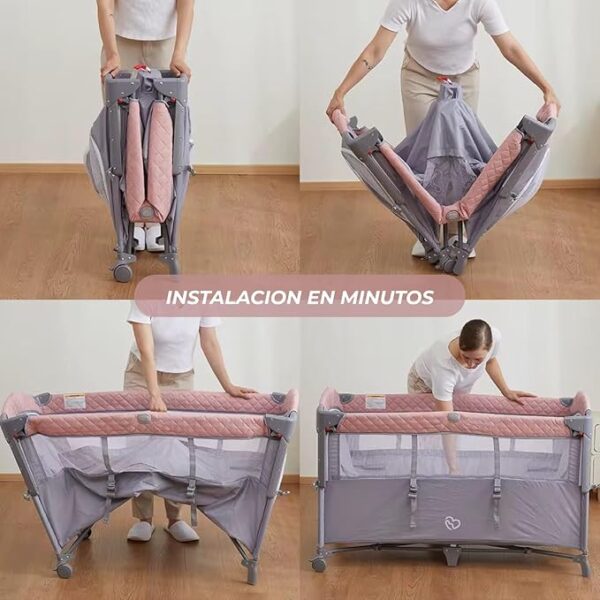 Cuna colecho para bebé portátil y ajustable