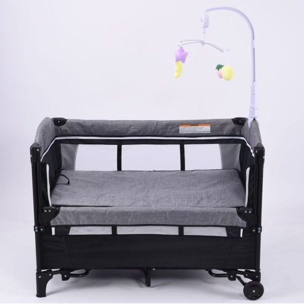 Cuna colecho para bebé con mosquitero portátil y ajustable