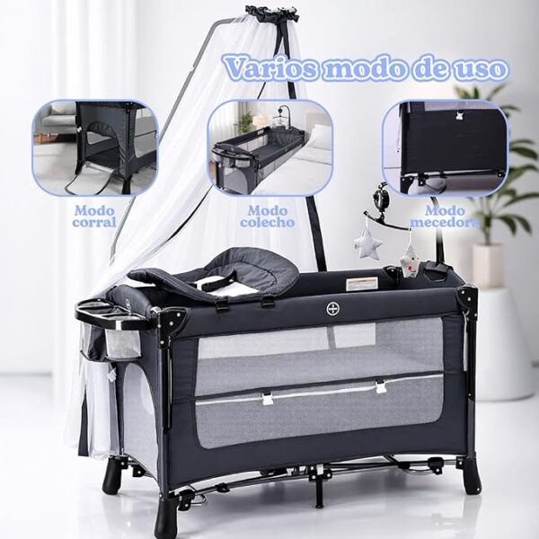 Cuna colecho para bebé portátil y ajustable