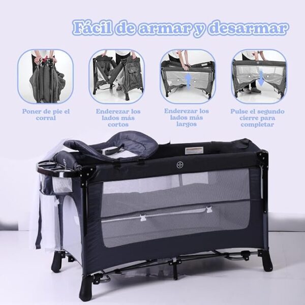 Cuna colecho para bebé portátil y ajustable